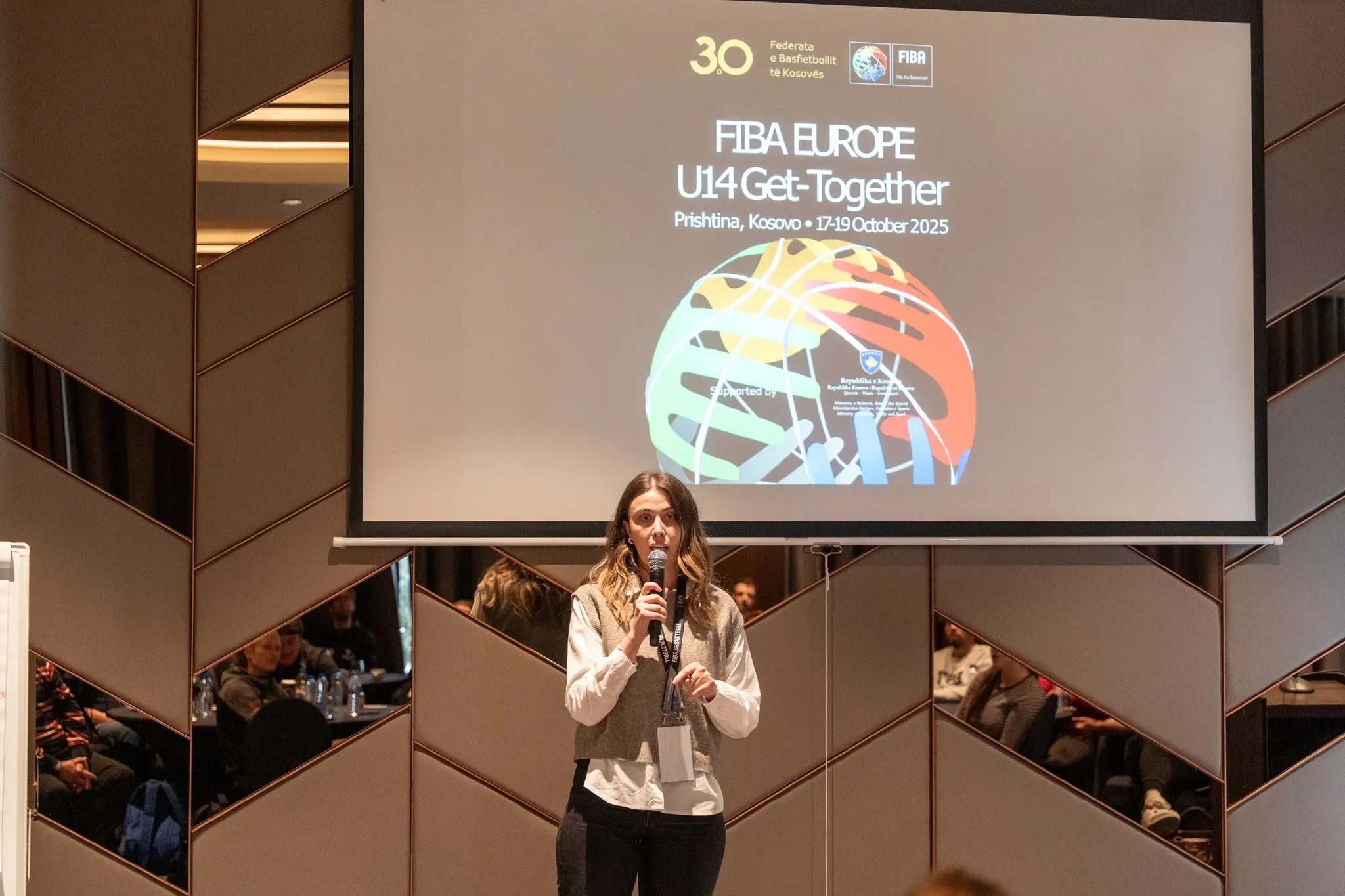 Dushku prezanton Programin Zhvillimor për Gjeneratat e Reja të FBK-së në FIBA Europe U14 Get-Together